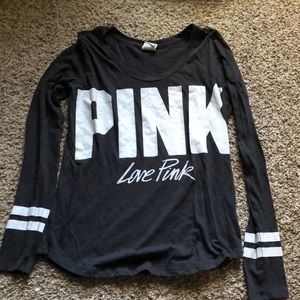 VS Pink long-sleeve tee